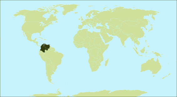 Weltkarte - Natürlicher Lebensraum